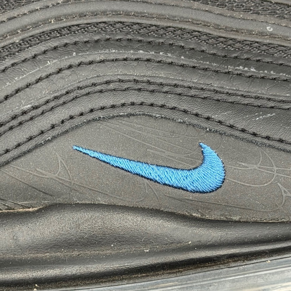 Nike Air Max 97 Black University Blue - DZ4505-001 - Size 10.5 Mens - Authentic - Picture 8 of 14
